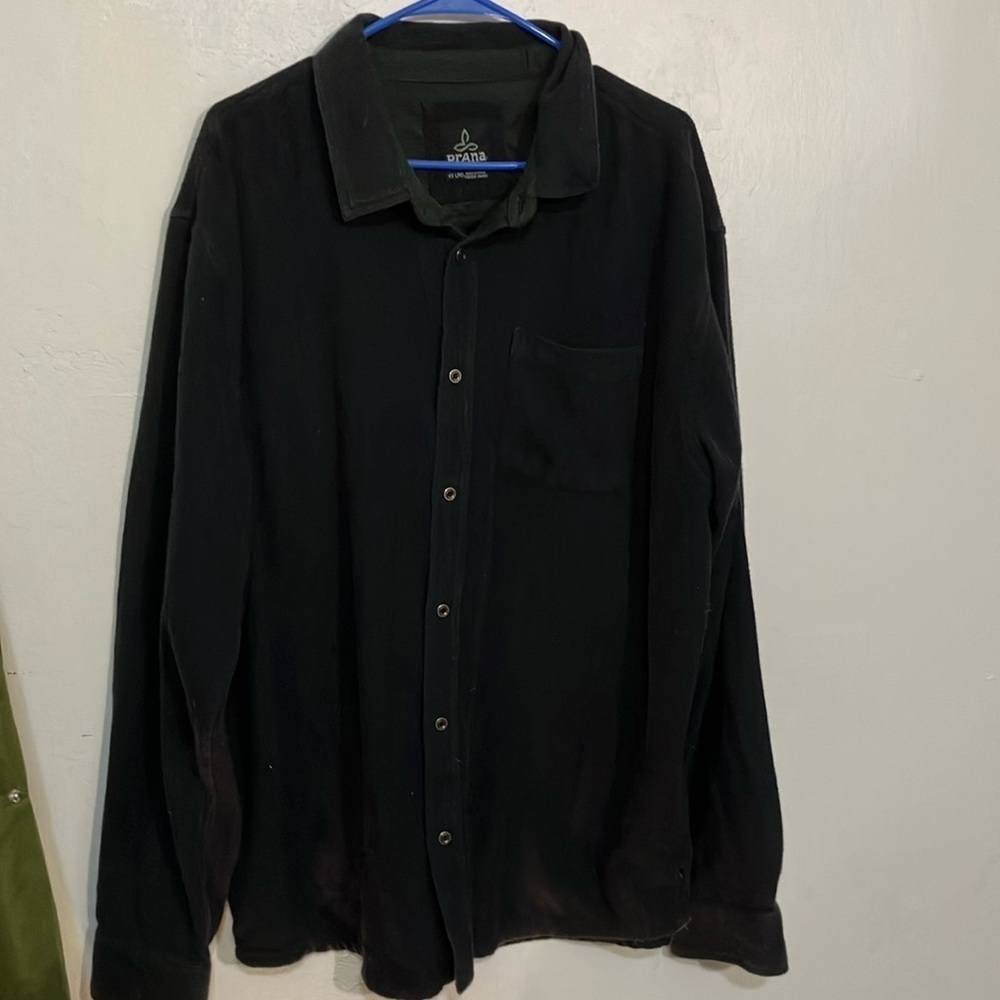 PrAna organic citron men’s mid weighty shirt XXL